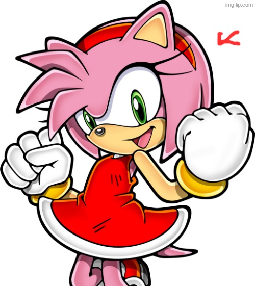 Amy Rose | image tagged in amy rose | made w/ Imgflip meme maker
