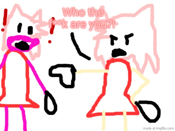 Blank White Template | Who the f**k are you?! | image tagged in blank white template | made w/ Imgflip meme maker