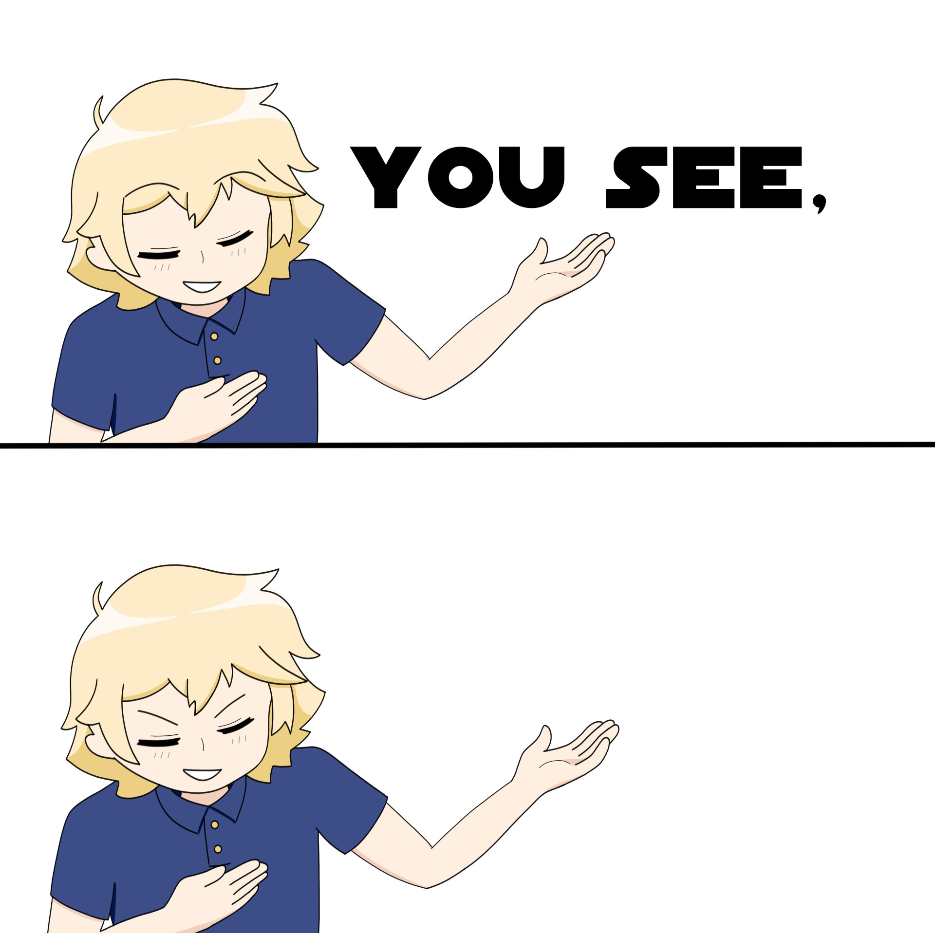 FloppyFish - You See Blank Meme Template