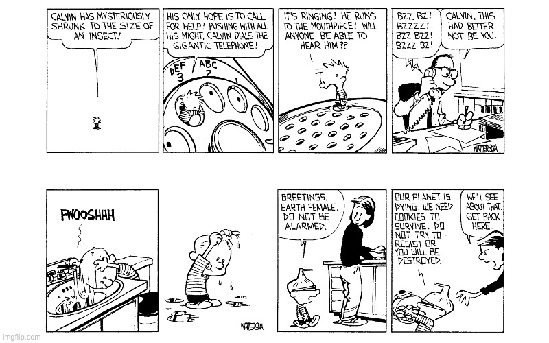 image tagged in calvin and hobbes,comics | made w/ Imgflip meme maker