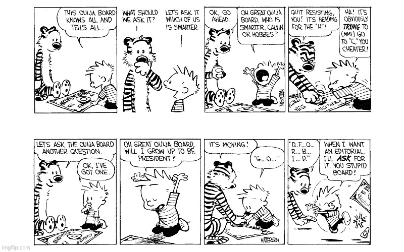 image tagged in calvin and hobbes,comics | made w/ Imgflip meme maker