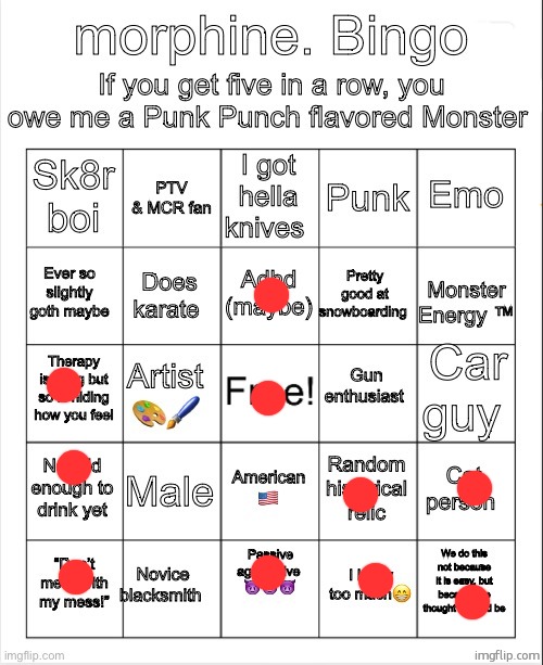 does a peice of the berlin wall count as a historical relic | image tagged in morphine bingo | made w/ Imgflip meme maker