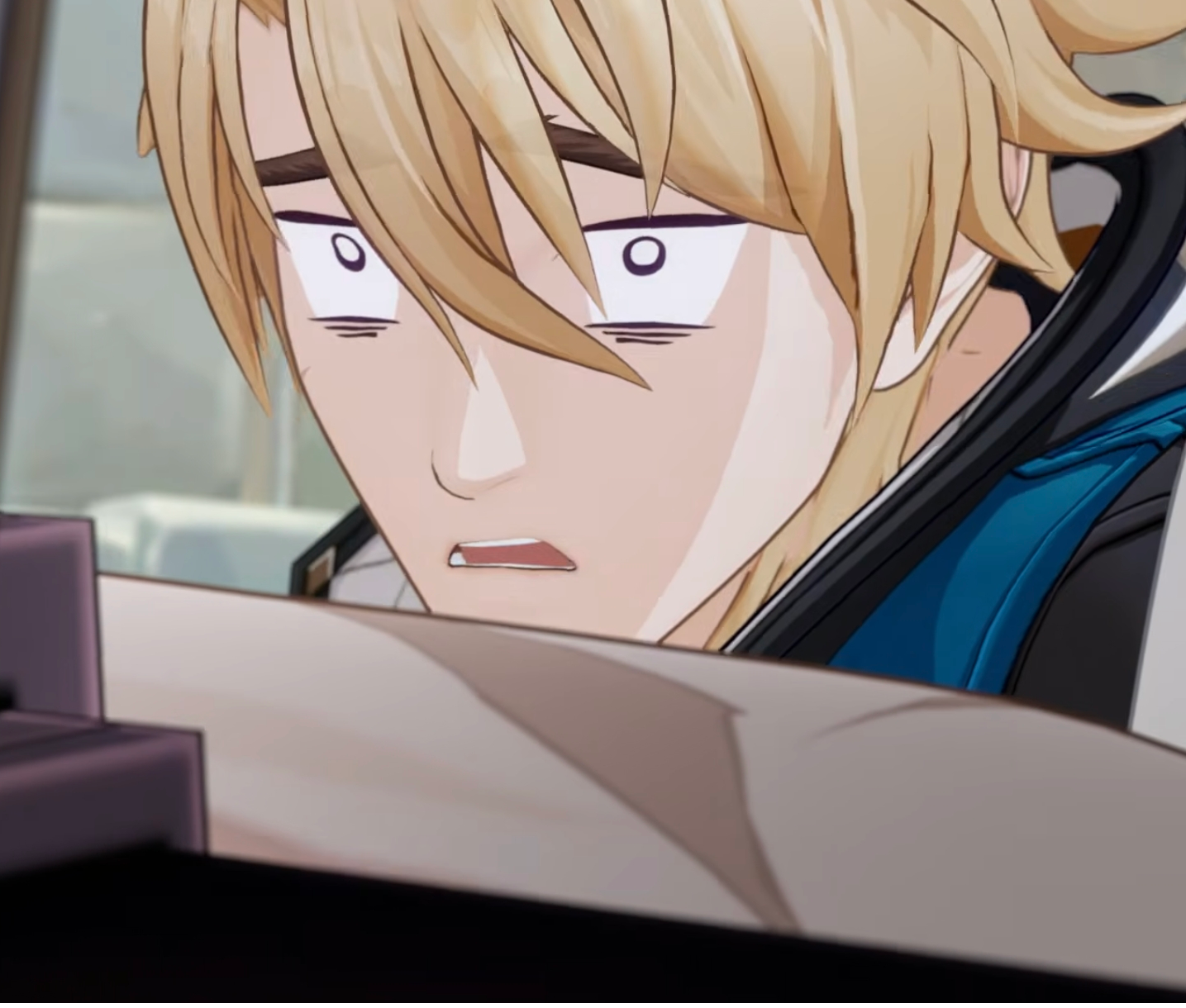 Varka suprise shock face Blank Meme Template