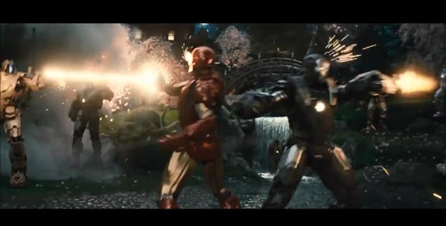 Iron Man and War Machine Blank Meme Template