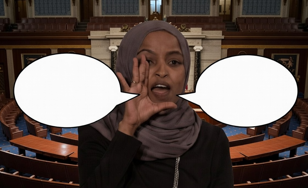Ilhan Omar in Congress Blank Meme Template