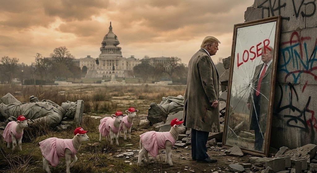 TRUMP AND THE MAGA LOSERS Blank Meme Template