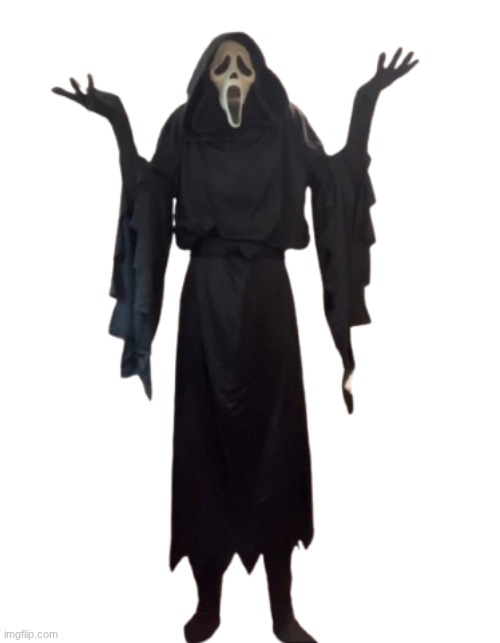 Ghost Face I dunno | image tagged in ghost face i dunno | made w/ Imgflip meme maker