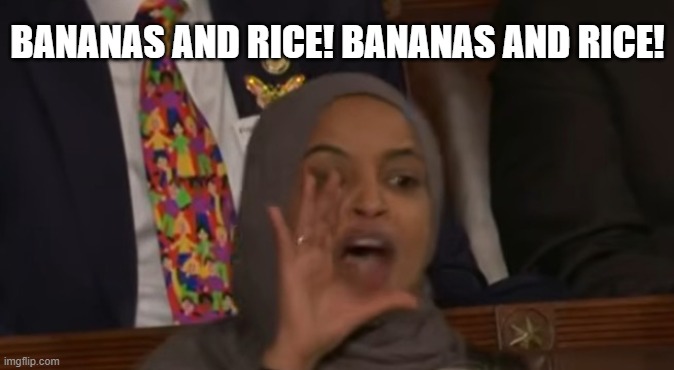 BANANAS AND RICE! BANANAS AND RICE! | image tagged in bananas,rice | made w/ Imgflip meme maker
