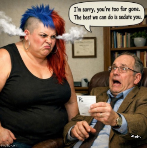 Probably a Republican voter  ;-) | Marko | image tagged in memes,dems are such evil creatures,angry evil n debased,not based,look up debased,fjb voters kissmyass | made w/ Imgflip meme maker