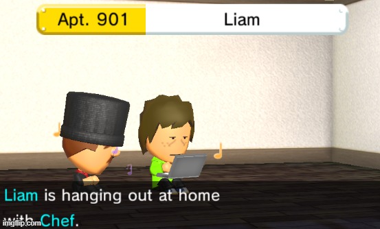 holy shit hes actually using the laptop <3 | made w/ Imgflip meme maker