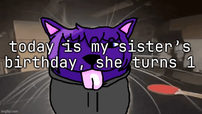 bro missed everything | today is my sister’s birthday, she turns 1 | image tagged in tge silly | made w/ Imgflip meme maker