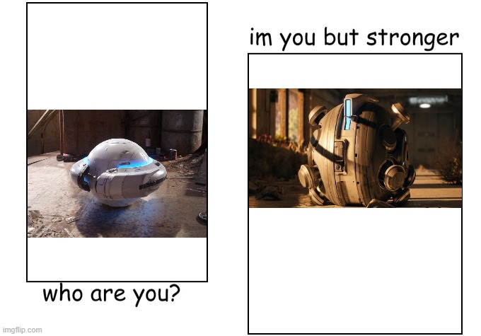 Arc Raiders Pop Comet meme | image tagged in i'm you but stronger | made w/ Imgflip meme maker