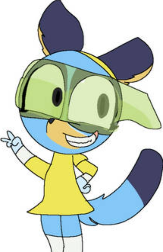 Super four eyes (aka bluey) Blank Meme Template