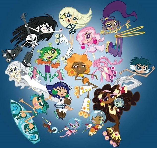 All galaxy girls Blank Meme Template