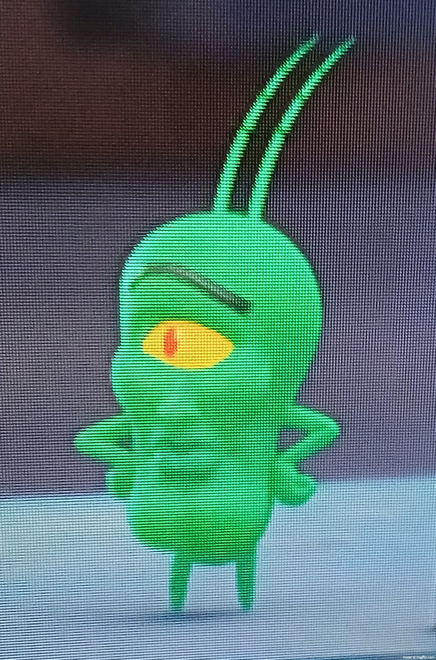 thing | image tagged in handsome plankton | made w/ Imgflip meme maker