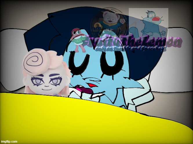 Oggy is sleeping... | image tagged in oggy and the cockroaches | made w/ Imgflip meme maker