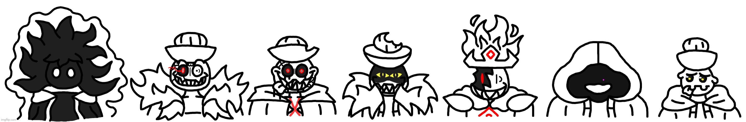 The Rogueggys Gallery... and normal eggy too (zoom in to see details if you want!) | made w/ Imgflip meme maker