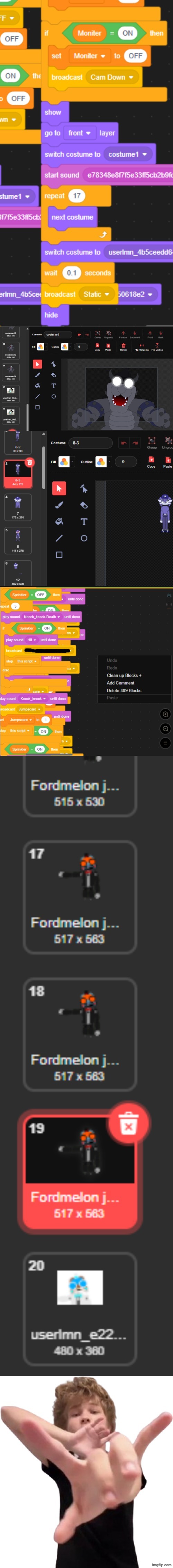 Boutta be teasing some animations/AIs for the game (i fixed a few errors) | made w/ Imgflip meme maker