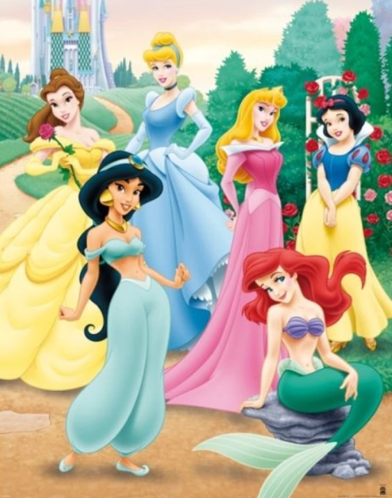 Group of Princesses Blank Meme Template