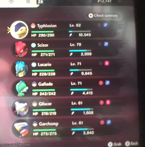 im lowkey kinda bored and idk what to post, rate my old pla team | made w/ Imgflip meme maker