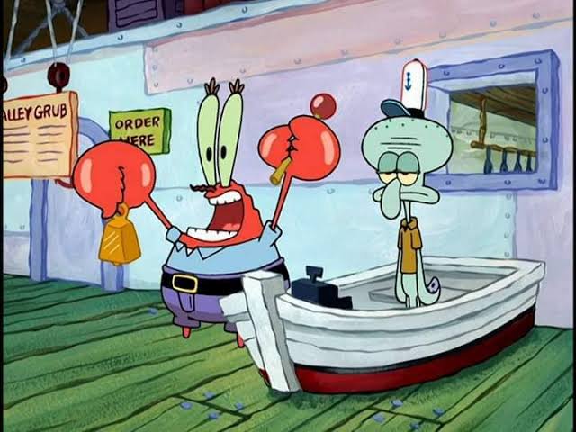 krabs bell Blank Meme Template