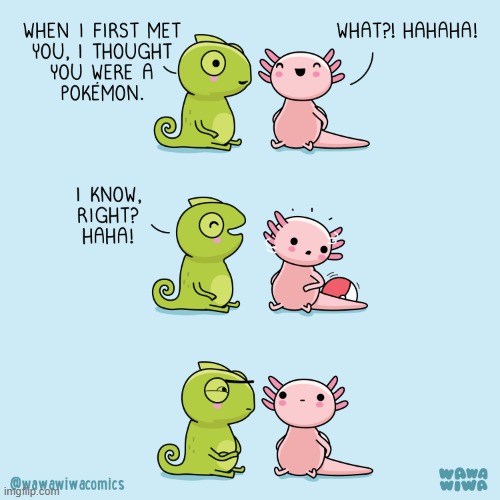 image tagged in chameleon,axolotl,pokemon,pokeball | made w/ Imgflip meme maker