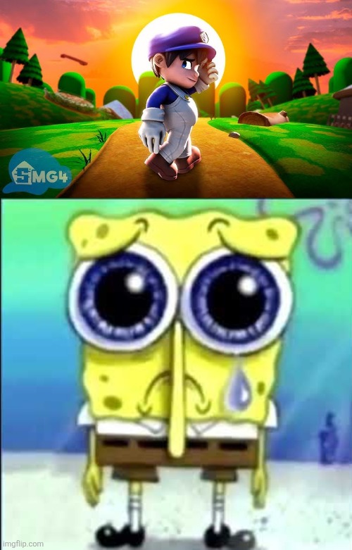 image tagged in it's a wonderful life 25,sad spongebob | made w/ Imgflip meme maker