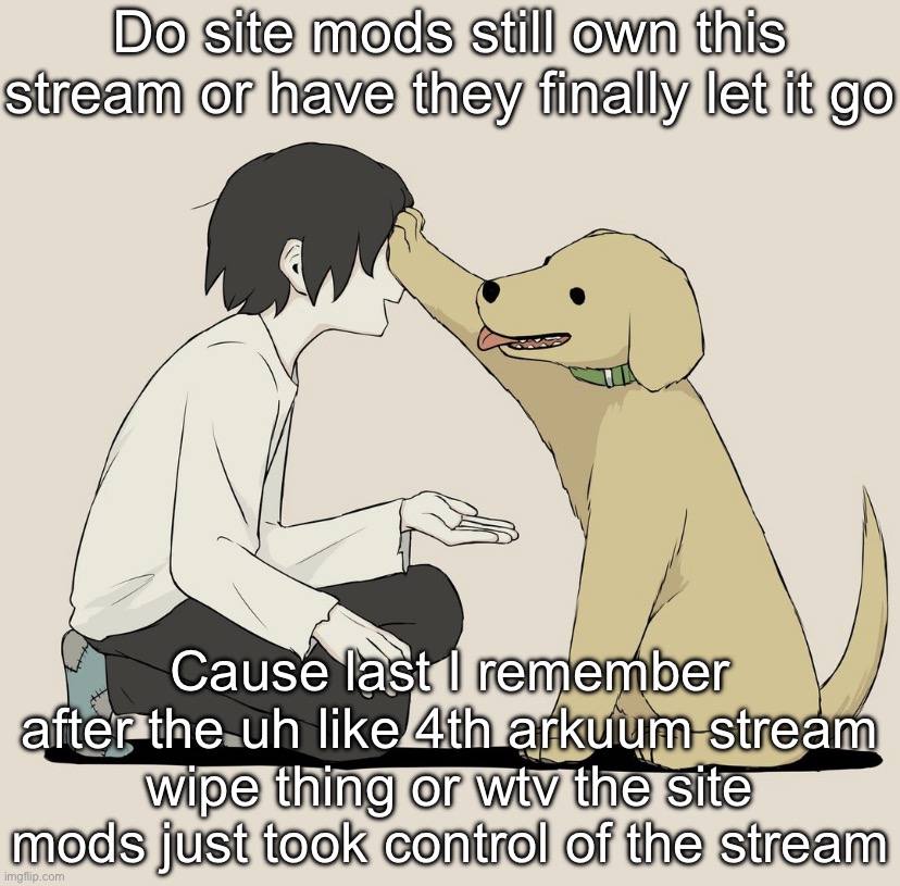 Avogado6 | Do site mods still own this stream or have they finally let it go; Cause last I remember after the uh like 4th arkuum stream wipe thing or wtv the site mods just took control of the stream | image tagged in avogado6 | made w/ Imgflip meme maker