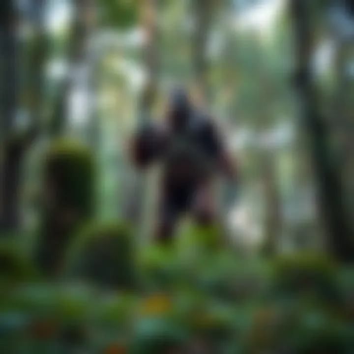 Blurry Bigfoot Blank Meme Template