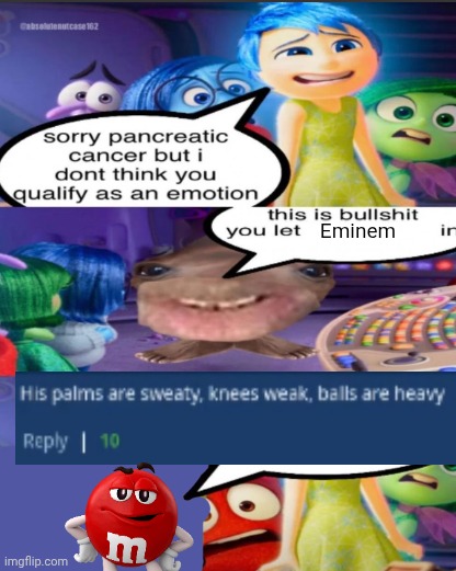 sorry pancreatic cancer but I don’t think you qualify as an emot | Eminem | image tagged in sorry pancreatic cancer but i don t think you qualify as an emot | made w/ Imgflip meme maker