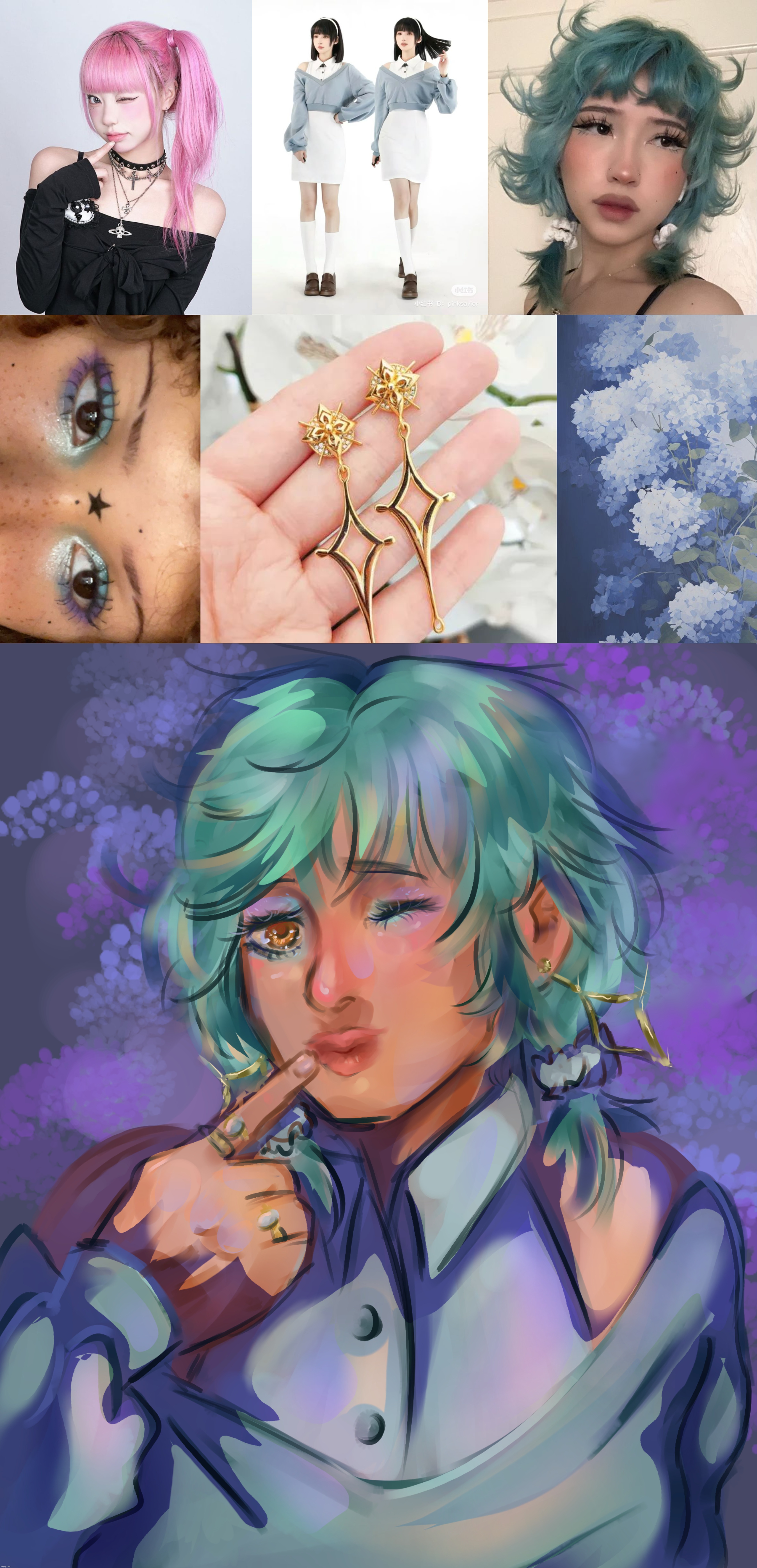 letting pinterest choose what i draw art challenge thingy bc i have no creative juice atm | made w/ Imgflip meme maker