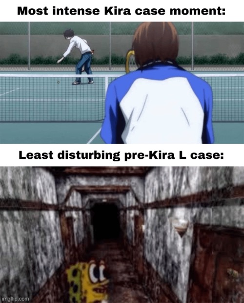 image tagged in death note,light,l | made w/ Imgflip meme maker