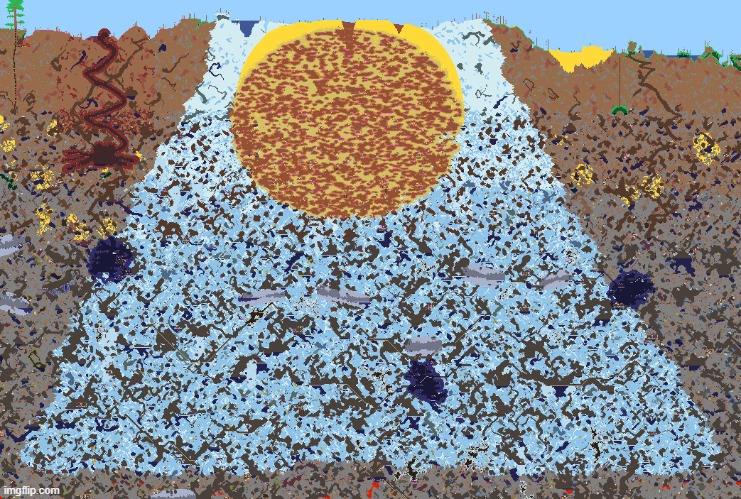 sure terraria whatever you say | made w/ Imgflip meme maker