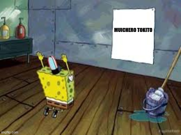 Praying spongebob | MUICHERO TOKITO | image tagged in praying spongebob,demon slayer | made w/ Imgflip meme maker