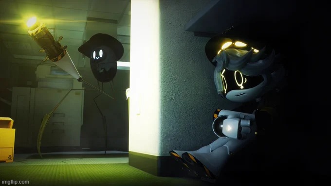 Anime Girl Hiding from Terminator but Murder Drones | image tagged in anime girl hiding from terminator but murder drones | made w/ Imgflip meme maker