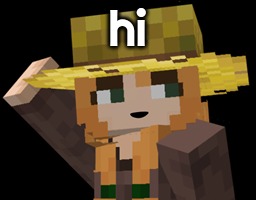minecraft female farmer villager | hi | image tagged in minecraft female farmer villager | made w/ Imgflip meme maker