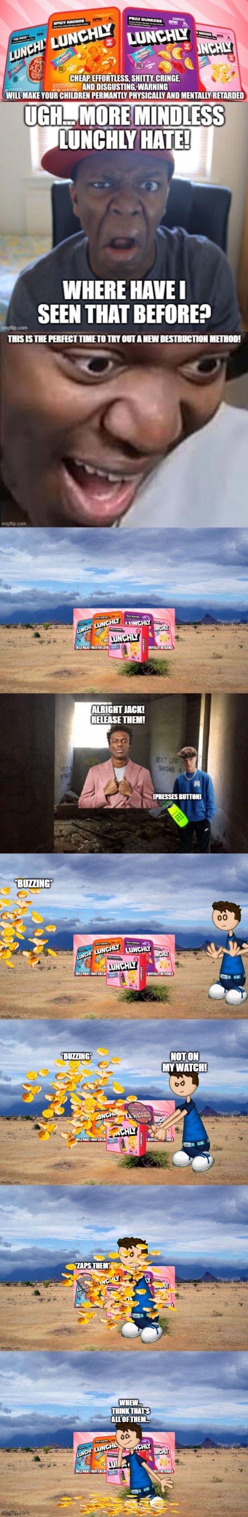 Thick Cloud of Mosquitos vs Electric Fly Swatter | made w/ Imgflip meme maker