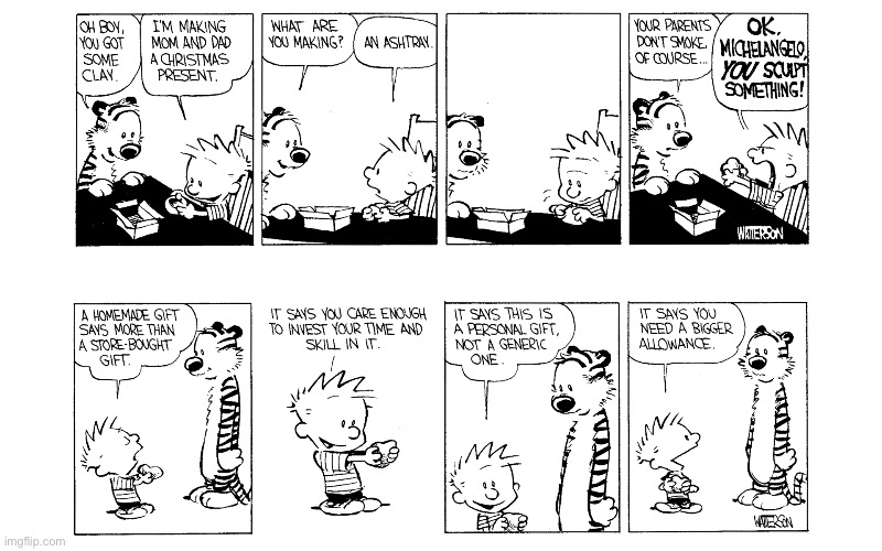 image tagged in calvin and hobbes,comics | made w/ Imgflip meme maker