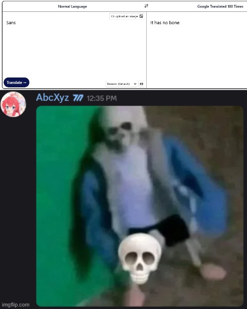 bru- | image tagged in sans skull | made w/ Imgflip meme maker