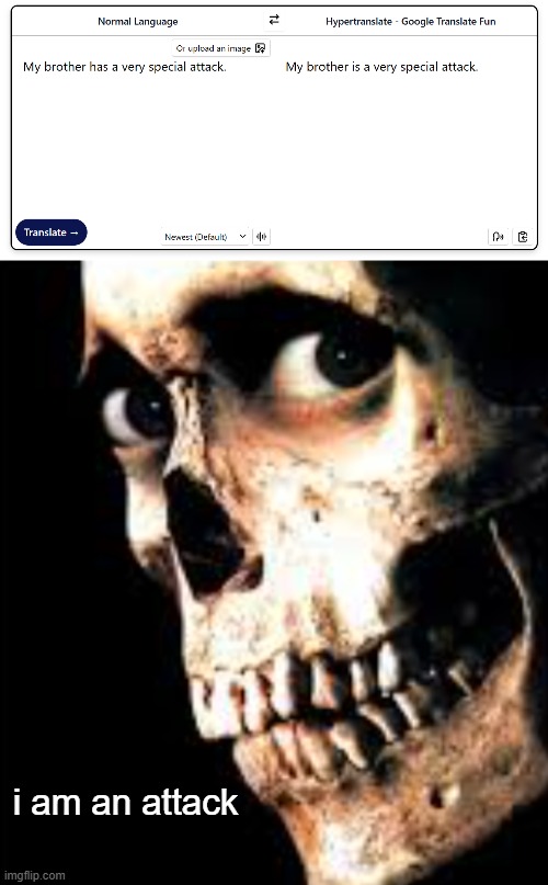 Papyrack the Attack | i am an attack | made w/ Imgflip meme maker