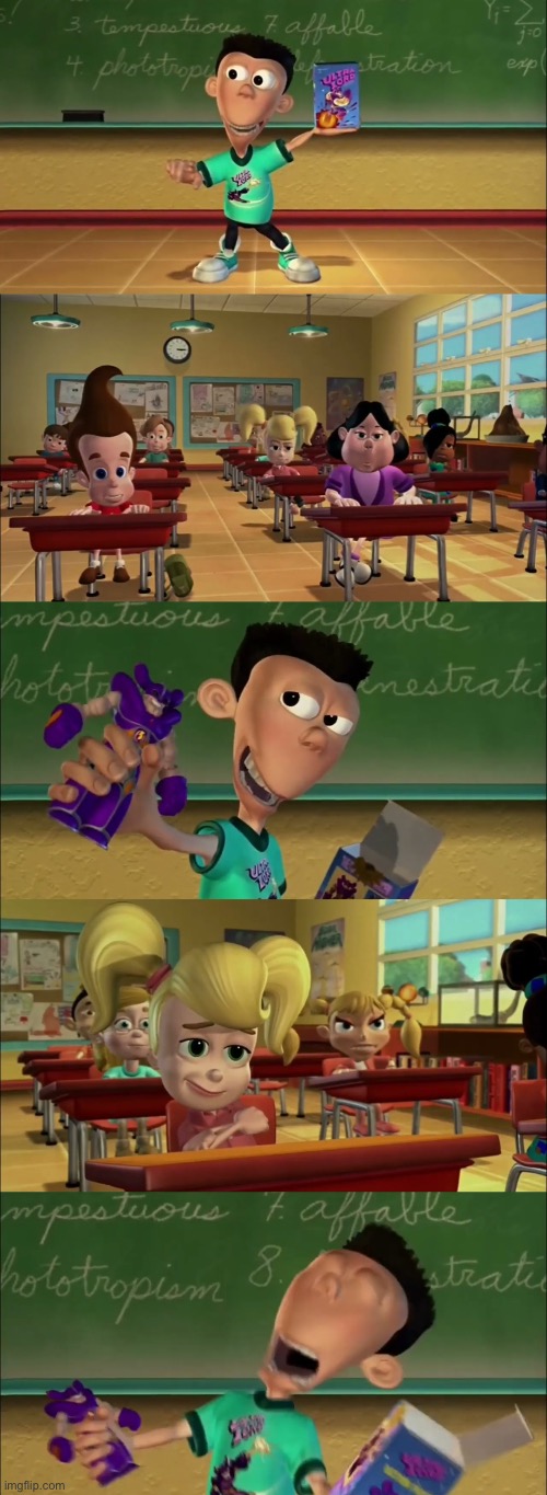 Jimmy neutron sheen Blank Meme Template