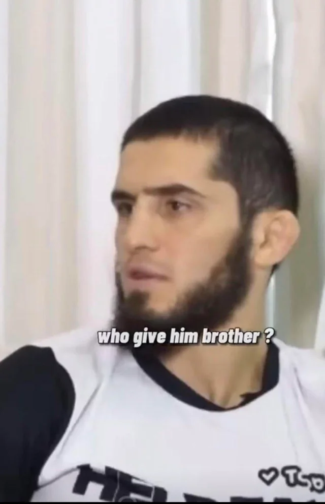 Islam makhachev who give him Blank Meme Template