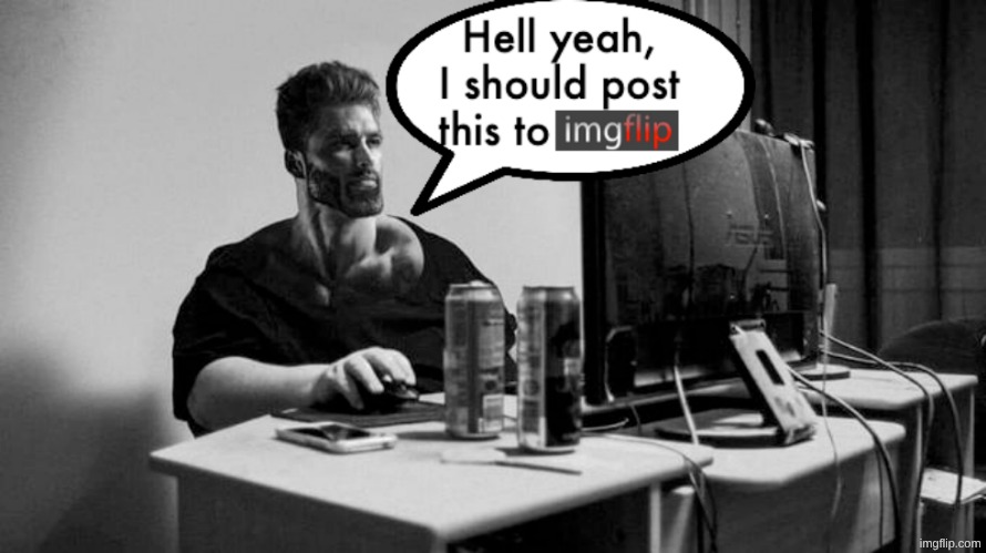 Higher quality gigachad Hell yeah I should post this to imgflip | image tagged in higher quality gigachad hell yeah i should post this to imgflip | made w/ Imgflip meme maker