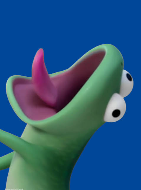 Screaming lizard Blank Meme Template