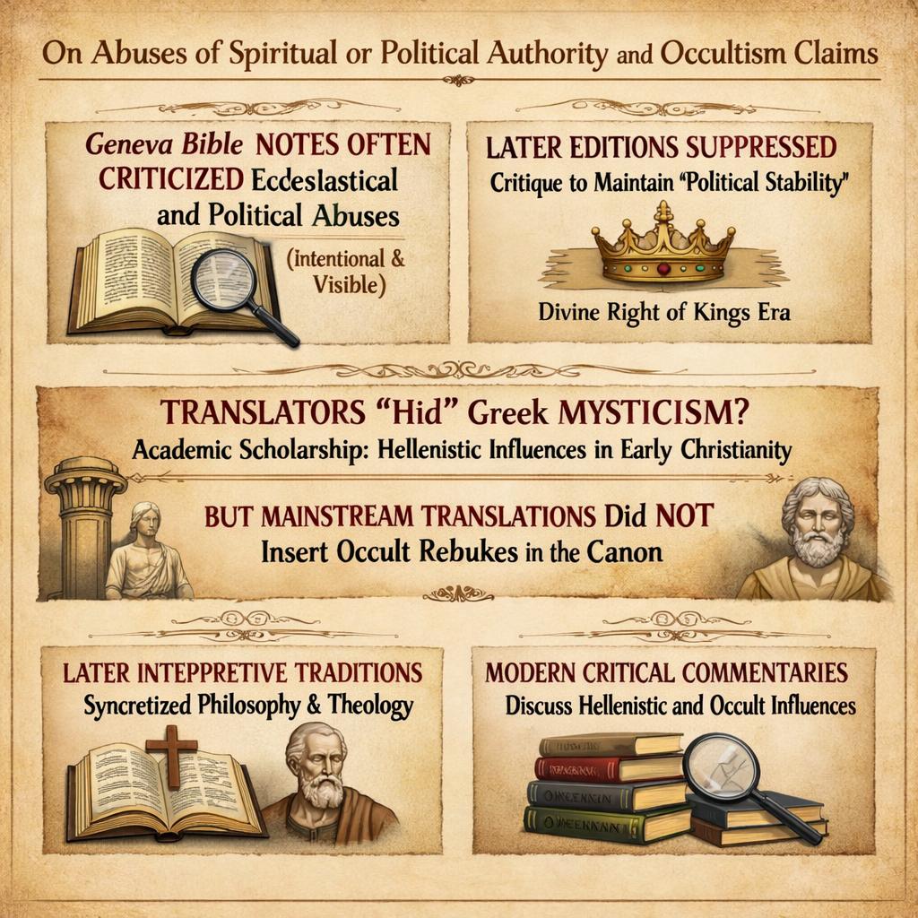4) On “abuses of spiritual or political authority” and “occultis Blank Meme Template