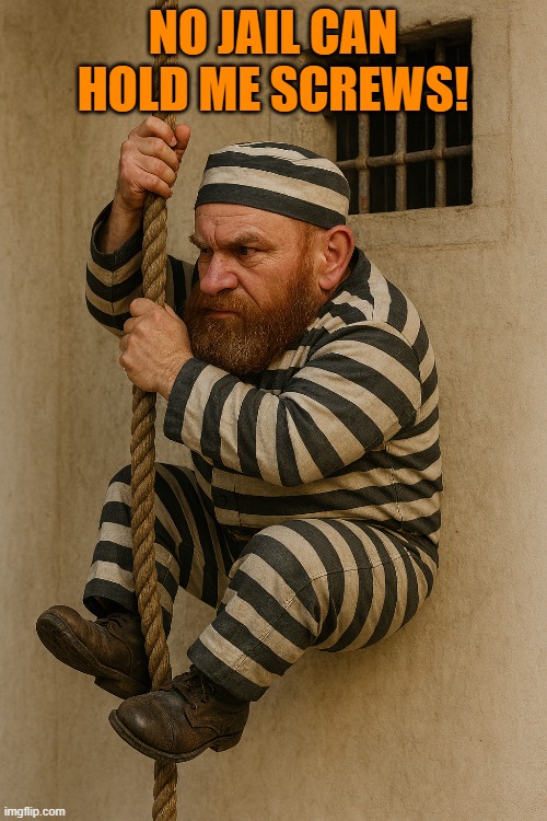 NO JAIL CAN HOLD ME SCREWS! | made w/ Imgflip meme maker