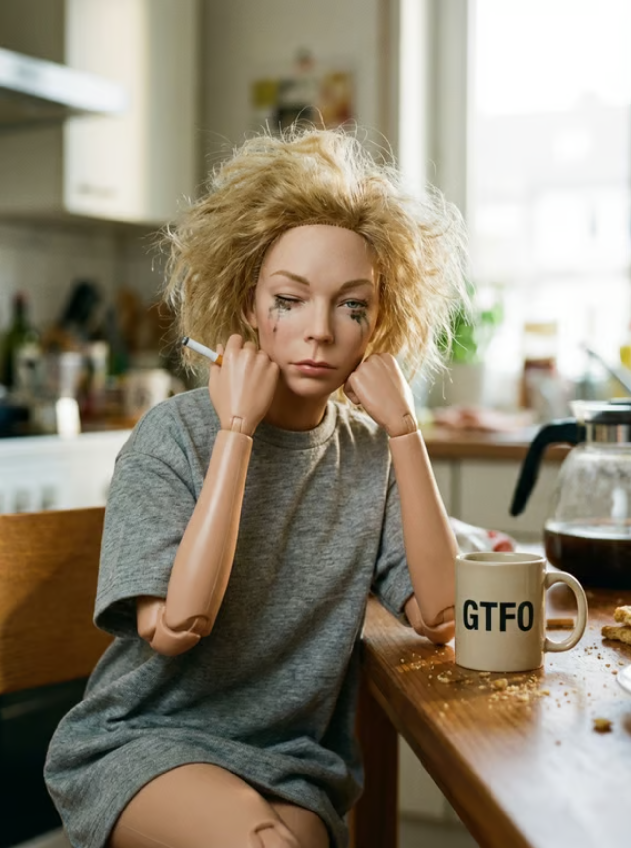 degen | hangover barbie Blank Meme Template