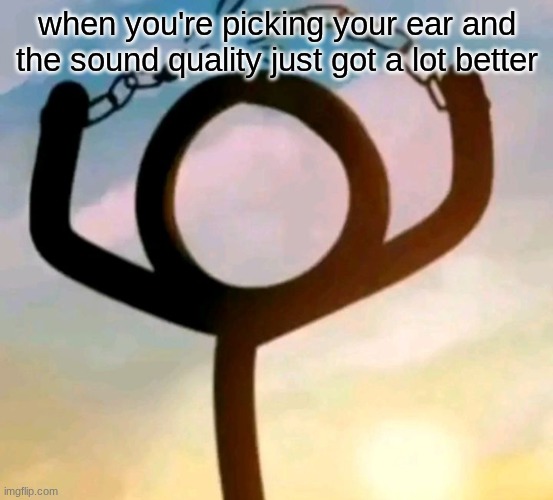 got that water out | when you're picking your ear and the sound quality just got a lot better | image tagged in tco free alan becker,alan becker,tco,yippee | made w/ Imgflip meme maker