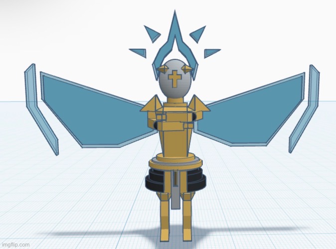 Frick it, I made a TinkerCAD model of the guy | made w/ Imgflip meme maker