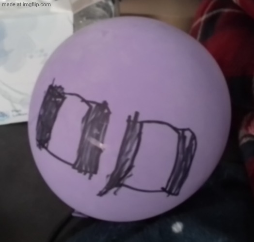 Enderman balloon companion i made. Tell me which mob i should make a balloon companion of next in comments! | image tagged in mob balloon companion | made w/ Imgflip meme maker